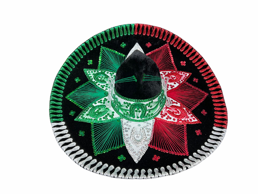 Sombrero de charro tricolor