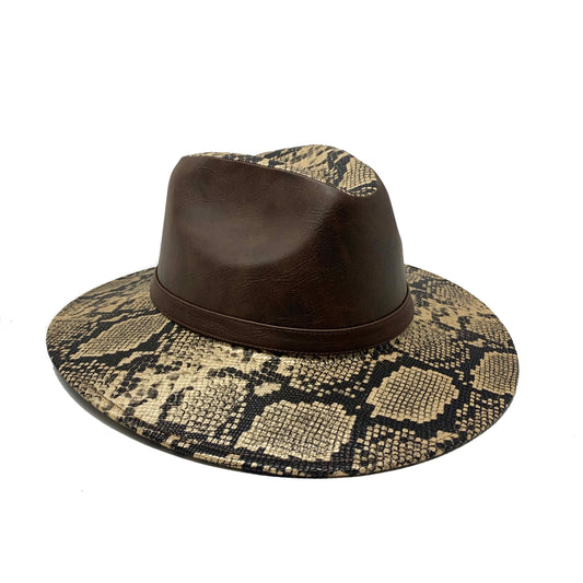 INDIANA VINIPIEL ANIMAL PRINT CHOCOLATE
