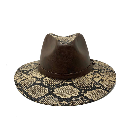 INDIANA VINIPIEL ANIMAL PRINT CHOCOLATE